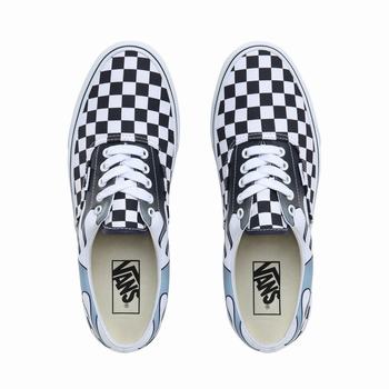 Damske Tenisky Vans Checkerboard Flame Classic Biele VA45IJADR